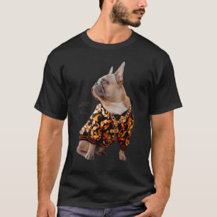 T-shirt Amour French Bulldog Frenchie Maman Papa Chien Chi