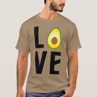 T-shirt Amour Fruit Avocado Love