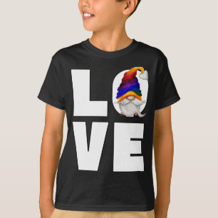 T-shirt Amour Gay pride Gnome Pour Sensibilisation LGBTQ F