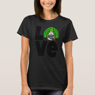 T-shirt Amour Gnome Rainbow Femmes St patrick Amour