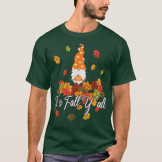 T-shirt Amour Gnome Thanksgiving Joyeux automne automne Ya