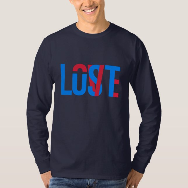 T-shirt Amour, Goût, Perdu (Devant)