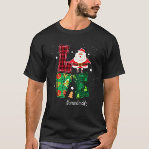 T-shirt Amour Grand-Malife Grand-mère Vie Père Noël Coût d
