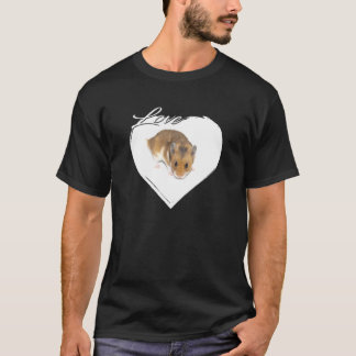 T-shirt Amour Hamster Lover