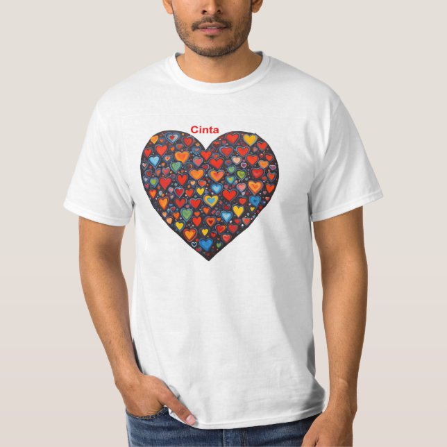 T-shirt Amour - Indonésien (Devant)