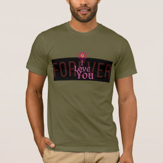 T-shirt Amour infini - Design romantique du coeur atomique