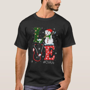 T-shirt Amour Infirmière Assistante Vie Soins Noël Père No