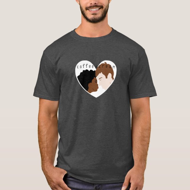 T-shirt Amour interracial (Devant)