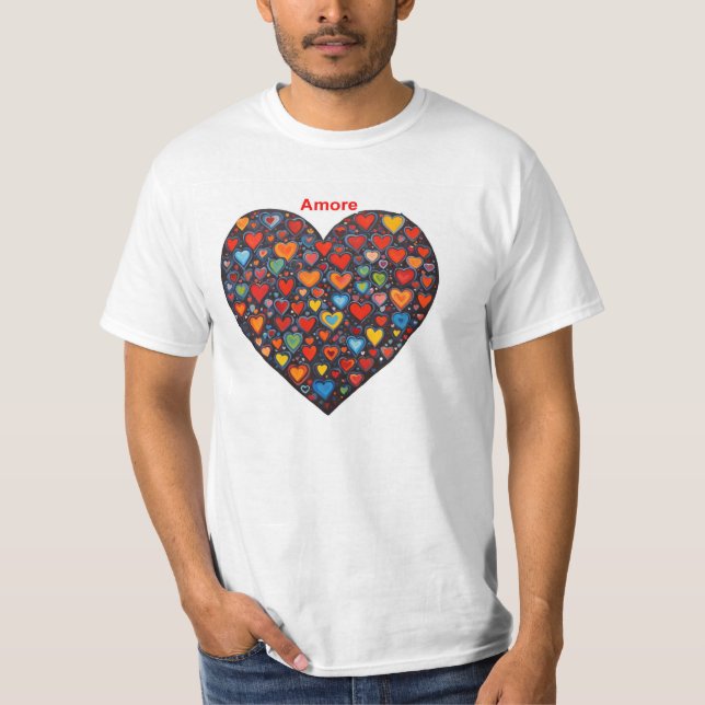 T-shirt Amour - Italien (Devant)