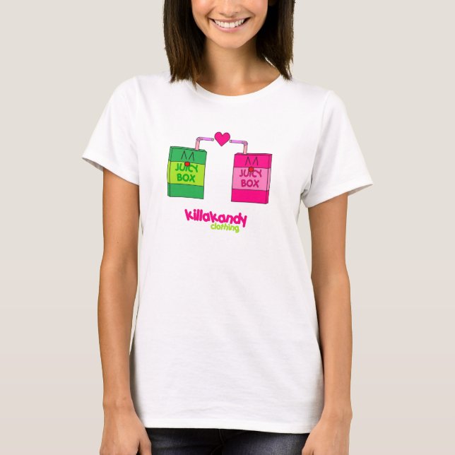 T-shirt Amour juteux de boîte :) (Devant)