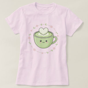 T-shirt Amour Kawaii Matcha