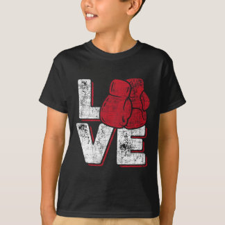 T-shirt Amour - Kickboxer Kickboxing Fitness Workout Marti
