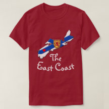 Amour La Côte Est Coeur Nouvelle-Écosse chemise