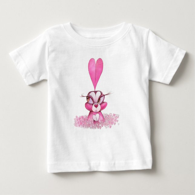 T-shirt amour lapin (Devant)
