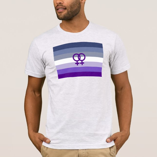 T-shirt Amour Lesbien Butch Fierté WLW (Devant)