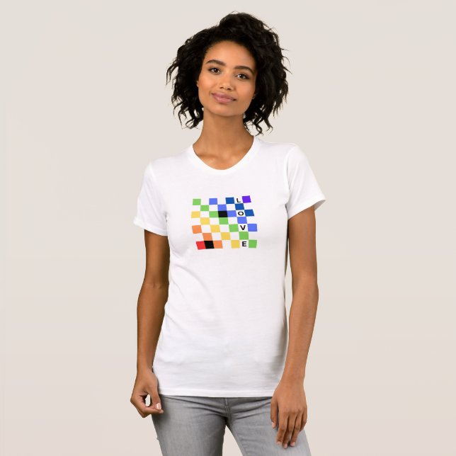 T-shirt Amour LGBT (Devant entier)