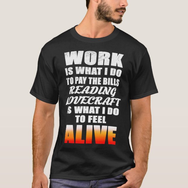 T-shirt Amour Lovecraft (Devant)
