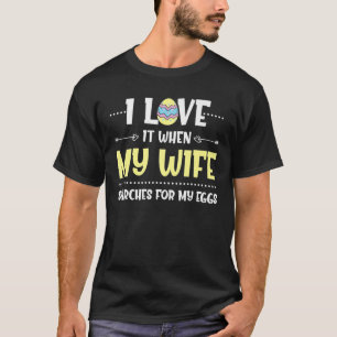 T-shirt Amour Ma Femme Joyeux Oeuf Mari de Pâques Amusant 