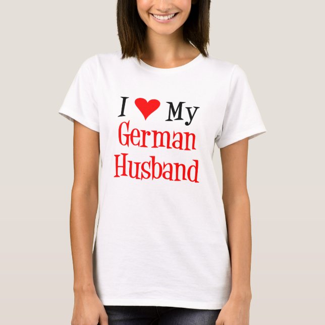 T-shirt Amour Mari Allemand (Devant)