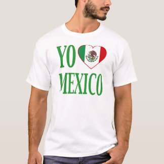 T-shirt Amour Mexique (amour Mexique de Yo d'I) avec le