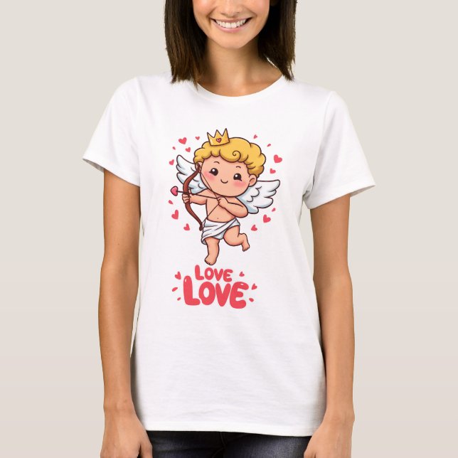 T-shirt Amour mignon (Devant)