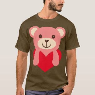 T-shirt Amour mignon animal