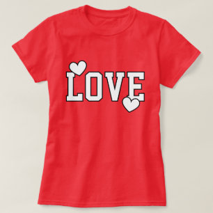 T-shirt Amour Moderne Minimaliste et Branché