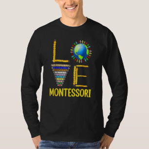 T-shirt Amour Montessori Enseignant Montessori Éducation R