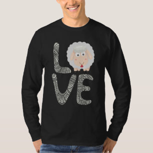 T-shirt Amour Mouton Farmer Herder Animal