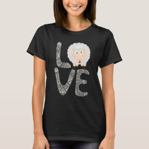 T-shirt Amour Mouton Farmer Herder Animal