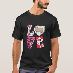 T-shirt Amour Moutons Ferme Animaux Filles Garçons Cadeaux