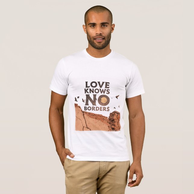 T-shirt amour non (Devant entier)