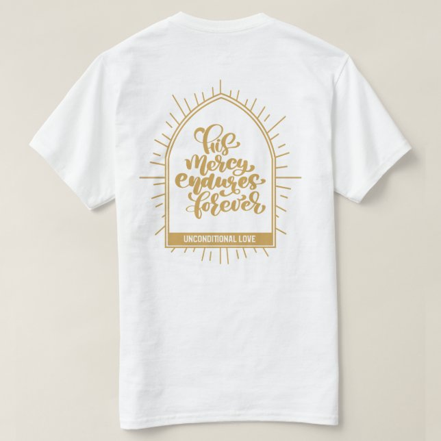 T-SHIRT AMOUR NON CONDITIONNEL (Design dos)