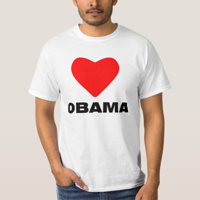 T-shirt Amour Obama (Devant)
