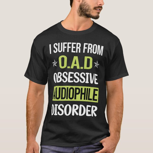 T-shirt Amour obsessionnel Audiophile (Devant)