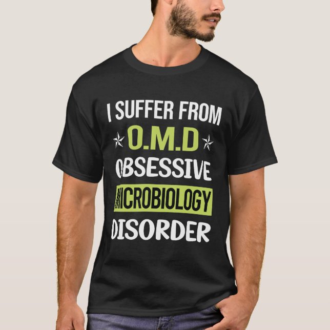 T-shirt Amour obsessionnel Microbiologie Microbiologiste (Devant)