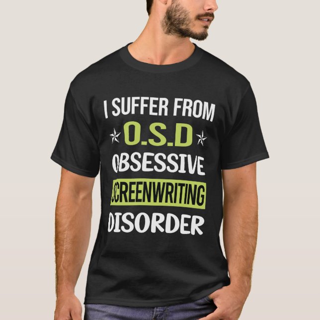 T-shirt Amour obsessionnel Scénarisation Scénariste (Devant)
