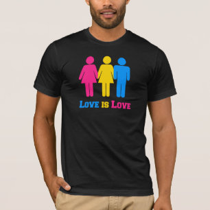 T-shirt Amour Pansexual