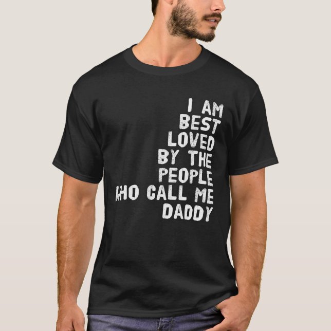 T-shirt Amour papa meilleur papa père (Devant)