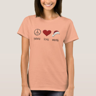 T-shirt Amour Père Noël de paix