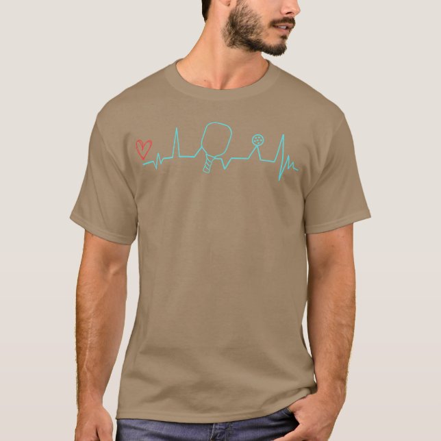 T-shirt Amour Pickleball vintage (Devant)