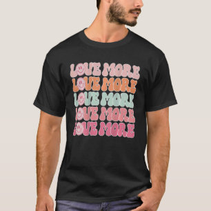 T-shirt Amour Plus Joyeux Visage Bonne Journée Citations R