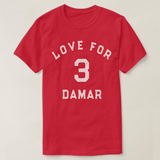 T-shirt Amour Pour Damar (Design devant)