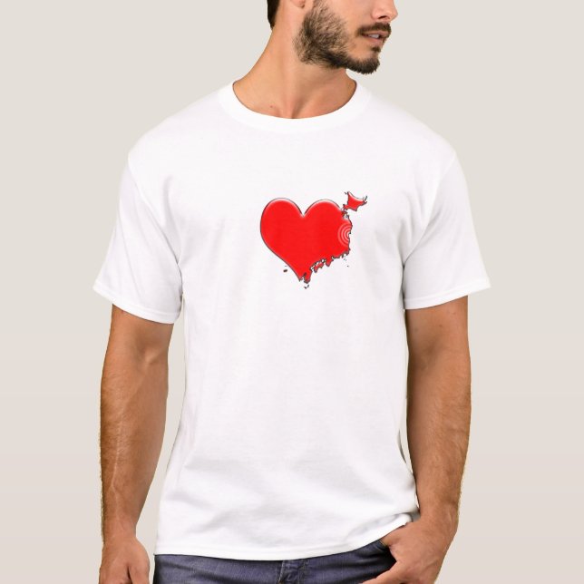 T-SHIRT AMOUR POUR LE JAPON (Devant)