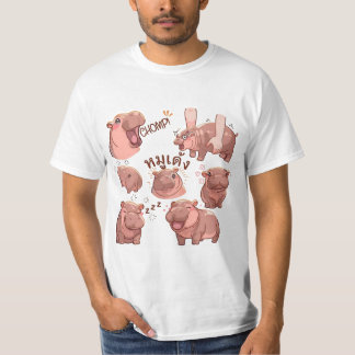 T-shirt Amour pour Moo Deng