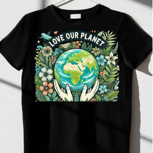 T-shirt amour pour notre planète Jour des terres