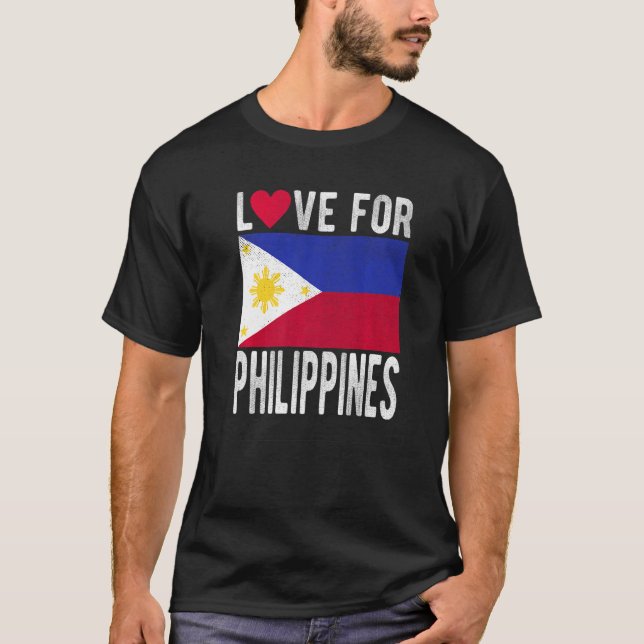 T-shirt Amour pour Philippines (Devant)