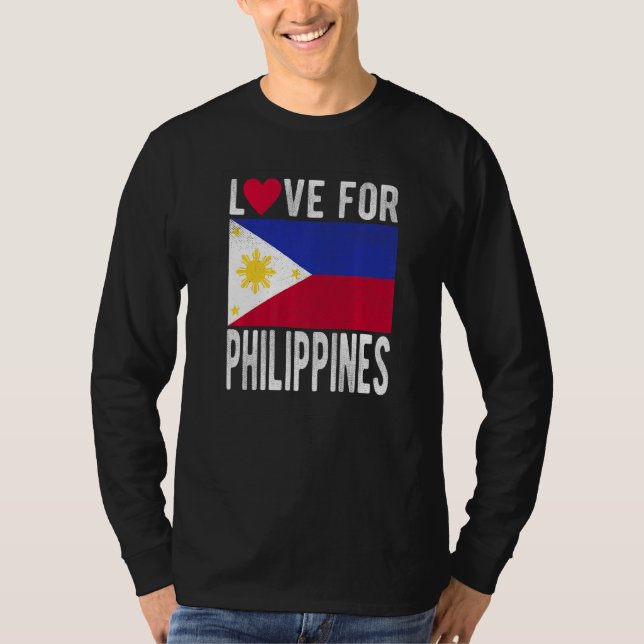 T-shirt Amour pour Philippines (Devant)