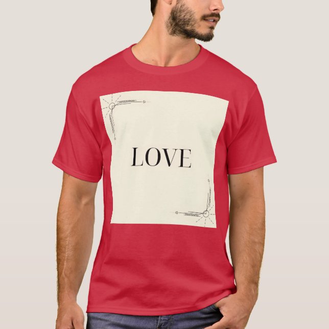 T-shirt Amour pour toi garçon (Devant)