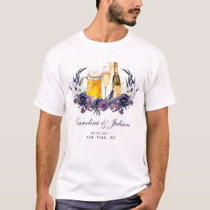 T-shirt Amour qui mijote Bulles gothiques Brasse Fête de m